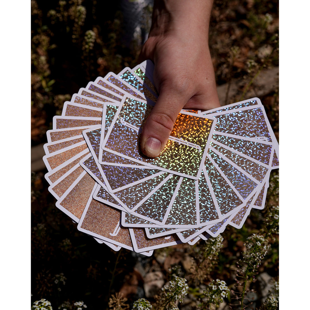 Rainbow Holo Fontaine Playing Cards