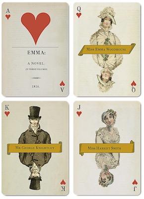 Jane Austen Playing Cards - ♦️ Markt 52 Online Shop Marketplace Playing Cards, Table Games, Stickers