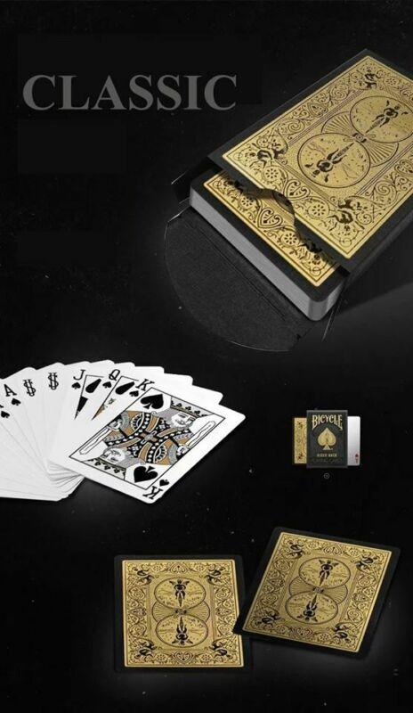 Bicycle Playing Cards - Black Gold - ♦️ Markt 52 Online Shop Marketplace Playing Cards, Table Games, Stickers