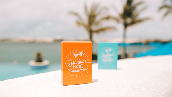 Summer NOC Playing Cards - Orange - ♦️ Markt 52 Online Shop Marketplace Playing Cards, Table Games, Stickers