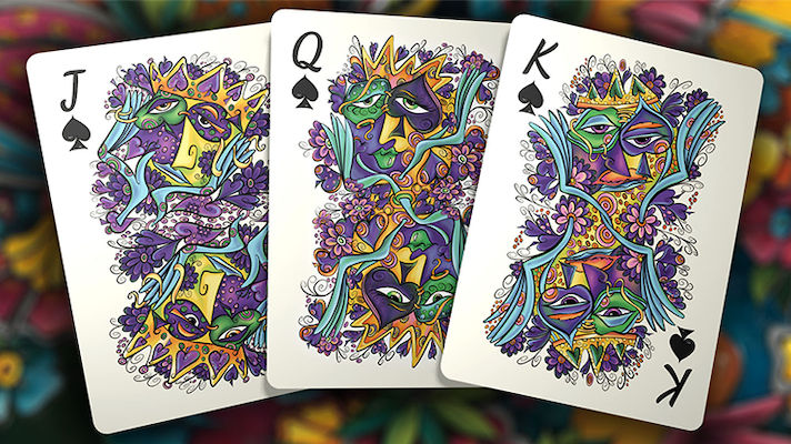 Masquerade Playing Cards - Mardi Gras Edition - ♦️ Markt 52 Online Shop Marketplace Playing Cards, Table Games, Stickers