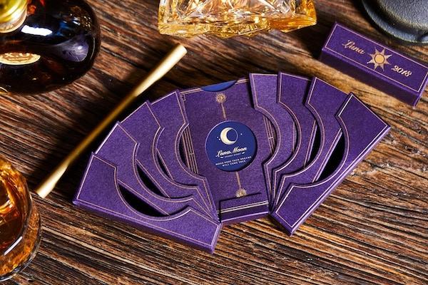 Violet Luna Moon Playing Card - ♦️ Markt 52 Online Shop Marketplace Playing Cards, Table Games, Stickers