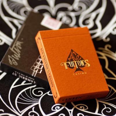 Ace Fulton's Casino Playing Cards Vintage Back - ♦️ Markt 52 Online Shop Marketplace Playing Cards, Table Games, Stickers