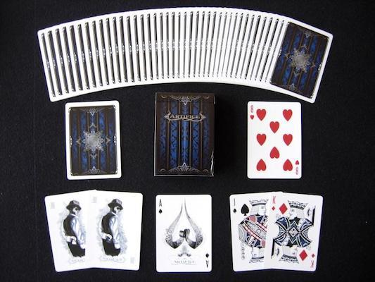 Artifice Playing Cards - Blue - ♦️ Markt 52 Online Shop Marketplace Playing Cards, Table Games, Stickers