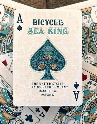 Bicycle Sea King Playing Cards - ♦️ Markt 52 Online Shop Marketplace Playing Cards, Table Games, Stickers