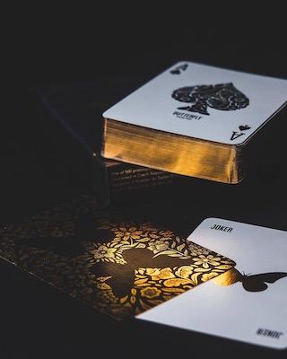 Black Butterfly Playing Cards - ♦️ Markt 52 Online Shop Marketplace Playing Cards, Table Games, Stickers
