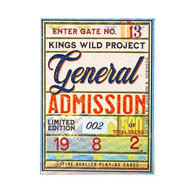 General Admission Playing Cards - ♦️ Markt 52 Online Shop Marketplace Playing Cards, Table Games, Stickers