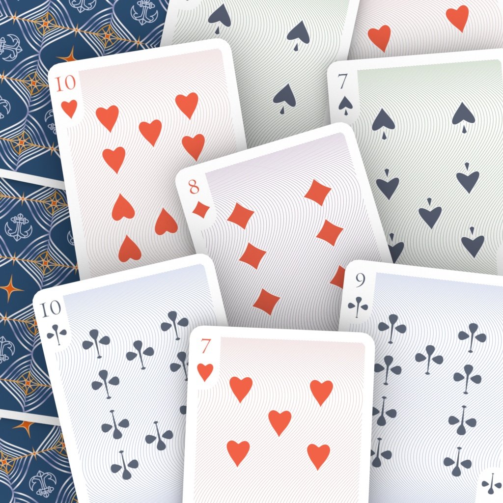 Neo Wave Playing Cards - ♦️ Markt 52 Online Shop Marketplace Playing Cards, Table Games, Stickers