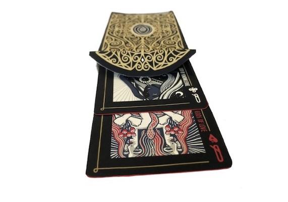 Open Portals Playing Cards Limited Gilded - 52 Wonders Playing Cards Spielkarten Bicycle Fontaine Anyone Orbit Butterfly