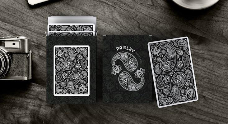 Black Paisley Playing Cards - ♦️ Markt 52 Online Shop Marketplace Playing Cards, Table Games, Stickers