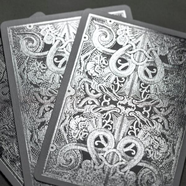 Silver Gatorbacks Playing Cards - ♦️ Markt 52 Online Shop Marketplace Playing Cards, Table Games, Stickers