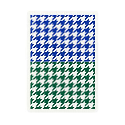Blue Green Houndstooth Playing Cards - ♦️ Markt 52 Online Shop Marketplace Playing Cards, Table Games, Stickers