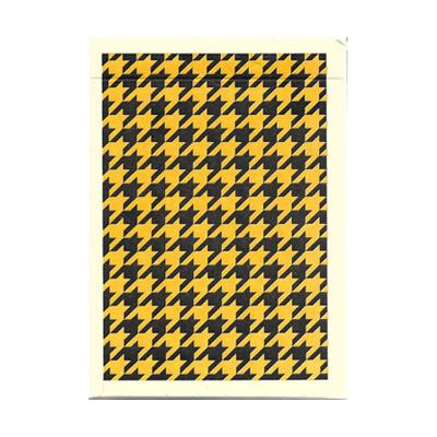 Black Yellow Houndstooth Playing Cards - ♦️ Markt 52 Online Shop Marketplace Playing Cards, Table Games, Stickers