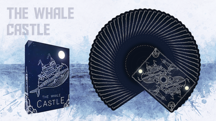 The Whale Castle Playing Cards - 52 Wonders Playing Cards Spielkarten Bicycle Fontaine Anyone Orbit Butterfly