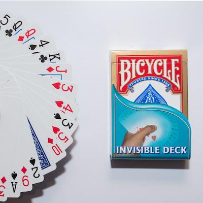 Bicycle Invisible Deck - Blue - ♦️ Markt 52 Online Shop Marketplace Playing Cards, Table Games, Stickers